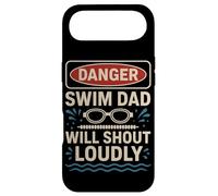 Swimming Dad Danger Swim Dad Will Shout Loudly Case for iPhone Air
