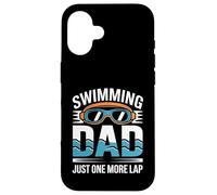 Swimming Dad Just One More Lap Swim Case for iPhone 16