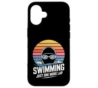 Swimming Dad Just One More Lap Swim Case for iPhone 16