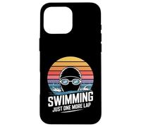 Swimming Dad Just One More Lap Swim Case for iPhone 16 Pro Max
