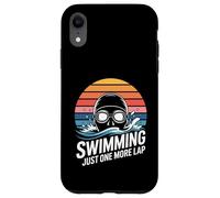 Swimming Dad Just One More Lap Swim Case for iPhone XR
