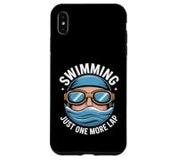 Swimming Dad Just One More Lap Swim Case for iPhone XS Max