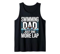 Swimming Dad Just One More Lap Swim Tank Top