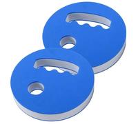 Swimming Disc Set - 2 Piece EVA Foam Handheld Resistance Trainer Lightweight Water Aerobic Exercise Tool | Pool Fitness Aid, Swim Training Aid, Beginner Adult Child Swim Support Equipment
