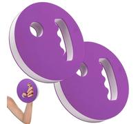 Swimming Disc Set - 2 Piece EVA Foam Handheld Resistance Trainer Lightweight Water Aerobic Exercise Tool | Pool Fitness Aid, Swim Training Aid, Beginner Adult Child Swim Support Equipment
