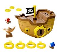 Swimming Dive Toys, With Key Coin Gem, 1Set, Kids Pool Diving Toy, Treasure Pirate Ship Diving Pool Game, Hand-eye Coordination And Problem-solving, For 3 To 8 Year Old Boy Girl Child Teen