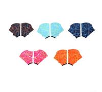 Swimming Diving Gloves with Soft and Stretchy Material for Enhanced Comfort, Perfect for Various Water Sports Activities (S Gray and orange)