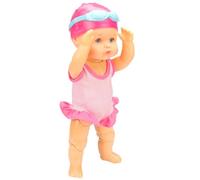Swimming Doll, Swimming Baby Doll with Movable Joint Battery Powered Breaststroke with Detachable Suit Cute Realistic Waterproof Baby for Pool Bathtub, No Battery