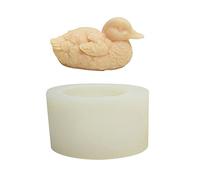 Swimming Duck Shape Silicone Molds Epoxy Resin Molds Table Ornament Plasters Making Tool Easy to Clean Swimming Duck Silicone Mold for Making Silicone Ornament Baking Cake Tool