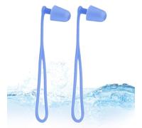 Swimming Earrings - Swimming Ear Plugs | Silicone Swimming Plugs for Adults | Reusable Hearing Protection Ear Bags Waterproof with Cord for Swimming