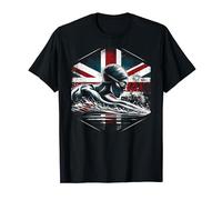 Swimming England Girls Flag Swim Team Butterfly Breaststroke T-Shirt