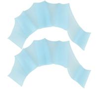 Swimming Fins Flippers for Adults Webbed Gloves Aqua Exercise Dive Gear Size M