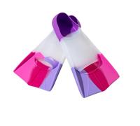 Swimming Fins, Training Fitness Diving Fins, Adjustable Lightweight Silicone Fins|All Seasons Adults & Kids Men Women|Suitable for Men and Women|Sizes 30-47 EU (Purple,L(42-44 EU))