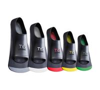 TYR Swim Fins Burner 2.0 - Short-Blade Training Fins, Comfortable Fit - Black EU 40-42