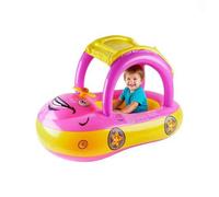 Swimming Float For | Swimming Ring For | Inflatable Car Shaped Floating Aid With Sun Shade For Water Play At Pool Lake