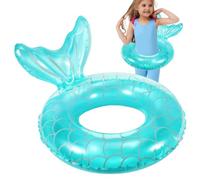 Swimming Float - Mermaid Inflatable Pool Ring Raft, Safe Swim Trainer Float Accessories for and, Lightweight Floating Seat for Swimming Pool, Beach, Backyard Water Play