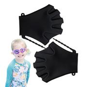 Swimming Gloves: Aqua Fit Webbed Fins, Silicone Non-Slip Hand Paddles, Waterproof Training Equipment | Water Exercise for Water Aerobics, Diving, Sailing, Kayaking, Fitness
