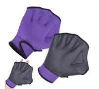 Swimming Gloves for Women, Woven Bed Gloves for Swimming, Water Mittens Swimming Gloves - Swimming Training Water Diving Equipment, Rubber Polyester Fabrics without Fading for Men Women Children