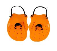 Swimming Gloves - Silicone Adjustable Webbed Swim Paddles | Swim Training Gloves | Portable Swimming Training Gear | Reusable Pool Supplies With Drainage Holes Aids For Exercise Aquatic Fitness