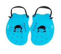 Swimming Gloves - Silicone Adjustable Webbed Swim Paddles | Swim Training Gloves | Portable Swimming Training Gear | Reusable Pool Supplies With Drainage Holes Aids For Exercise Aquatic Fitness