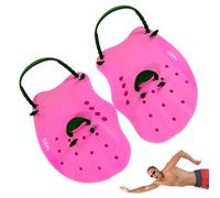 Swimming Gloves with Swimming Webs, Adjustable Silicone Swimming Paddles for Children, Reusable Swimming Equipment for Adults for Entertainment, Reusable Children's Swimming Aids for What