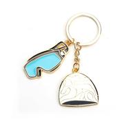 Swimming Goggles and Swimming Cap Pendant Keychain, Personalised Keyring for Women, Gifts for Sister or Friend, Inspirational and Sentimental Gift, Funny Birthday Presents and Small Friendship Gifts