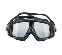 Swimming Goggles Anti Fog UV Protection Wide View Diving Glasses with Storage Case for Adults Comfortable Silicone Swimming Goggles for Pool Beach (Black)