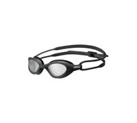 ARENA Unisex 365 Swim Goggles for Fitness Swimmers Comfortable Anti-Fog Watertight Design Non-Mirror Lens Lap Swimming Men and Women, Clear/Black/Black