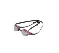 arena Cobra Ultra Racing Swim Goggles for Men and Women, Silver / Red Wine, Swipe Mirrored