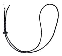 swimming goggles bungee strap Rope buckle tighter To strengthen the elastic rope buckle not easy to trip (Black)