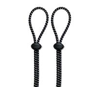 Swimming Goggles Bungee Strap Rope Buckle Tighter to Strengthen The Elastic Rope Buckle not Easy to Trip (Black (2-Pack))