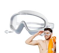 Swimming Goggles - Ergonomic Eye Socket Fit, Chlorine Damage Blocker, Hair Pull Prevention Frame, Professional Water Sports Glasses | Swim Cover With Adjustable Strap For Beach Diving Open Waters Surf