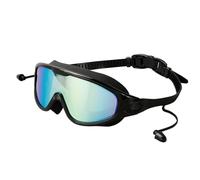 Swimming Goggles - Fashionable Glasses, Trendy Electroplating Goggles | Anti-Fog 180 Degree Clear Swimming Goggles Children by the Pool, Diving Swimming Goggles with Large Frame and No Water Leakage