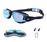 Swimming Goggles for Men Women Adults - Anti Fog Swim Goggles with Uv Protection, Clear Vision, No Leaking Silicone Cushion