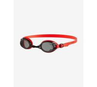 Speedo Unisex Jet V2 Swimming Goggles | Anti-Fog, Lava Red/Smoke, One Size