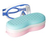 Swimming Goggles Storage Box, Goggles Storage Breathable, Portable Sun Glasses Protection Box, Easy and Safety to Use, Can Use It Long Time Not Easy to Break 18x7x5.5cm for Travel