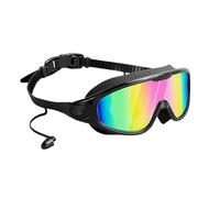 Swimming Goggles, Swim Goggles Anti Fog UV Protection Leak-Proof Clear Wide Vision With Adjustable Strap For Adult Men Women Teenager, Pool Beache Use