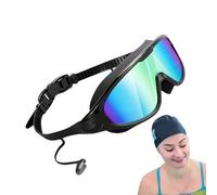 Swimming Goggles - Swim Goggles with Soft Silicone Clear Vision and Adjustable Strap - Polarized Swimming Goggle Anti Fog Anti UV No Leakage for Adult Men Women Youth