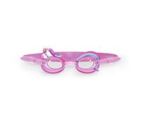 Legami - Swimming Goggles Kids Swimming Goggles Anti Fog Lenses UV Protection with Elastic Band and Adjustable Nose Bridge Unicorn