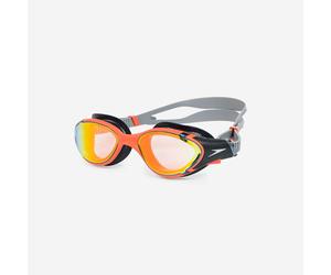Swimming Goggles With Mirror Lenses - Speedo Biofuse 2.0 Black Orange