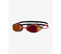 Swimming goggles Zoggs Fusion Air Titanium red black with orange mirrored lenses