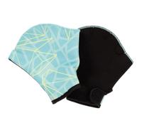 Swimming Hand Gloves for Water Resistance Training, Printed Cloth | Pool Workouts and Snorkel Practice, Hand Protection for Women, Vibrant Printed Design, Aquatic Fitness Use