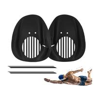 Swimming Hand Paddles - Ergonomic Swimming Training Fins Design with Adjustable Straps for Comfort and Performance.ABS Paddles with Ventilation Holes Access