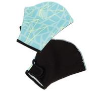 Swimming Hand Paddles Gloves for Aquatic Fitness and Snorkel Practice | Cloth Build, Secure Fit in Water, Enhanced Propulsion, Vibrant Printed Style for Men and Upper Body Training