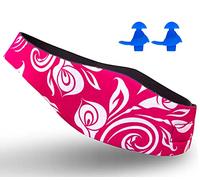 Swimming Headband for Babies, Toddlers, Kids, Adults - Designed to Help Prevent swimmer's Ears - Elastic Swim Hair Guard & Ear Guard - Keep Water Out, Hold Earplugs in Waterproof Band for Kids Adult