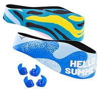 Swimming Headband for Babies, Toddlers, Kids, Adults - Designed to Help Prevent swimmer's Ears - Elastic Swim Hair Guard & Ear Guard - Keep Water Out, Hold Earplugs in Waterproof Band