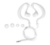 Swimming Headphones, Bone Conduction Earbuds, Ideal for Sports (White)