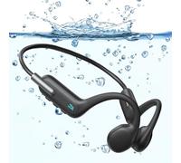 Swimming Headphones Bone Conduction Headphones IP68 Waterproof Wireless Headset Bluetooth 5.3 Open Ear Sports Earphones with MP3 Player for Underwater Swimming, Running, Cycling,Hiking (blackblue)