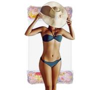 Swimming Hoop for Adults - Foldable Water Hammock for the Pool | Portable Water Lounger for Sunbathing Beach Lake Leisure Family Holiday