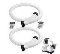 Swimming Hose Kit - Two Piece Plumbing Tube, Filtration Line Adapter | Portable Flow Duct Replacement Connector Solution for Swimming Pool Waste at T